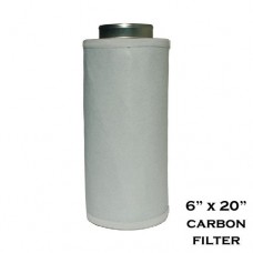 Performance 6" x 20" Activated Carbon Scrubber Odor Control Filters W/ Prefilter - B004OGUKJM
